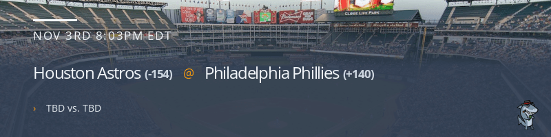 Houston Astros @ Philadelphia Phillies - November 3, 2022