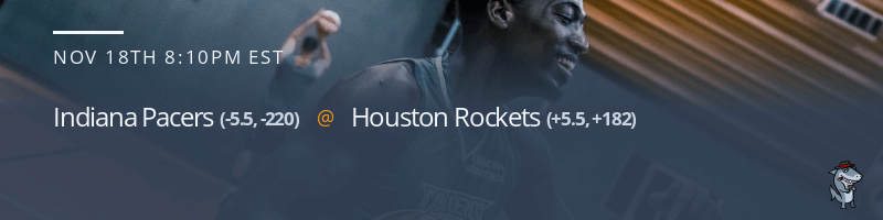Indiana Pacers vs. Houston Rockets - November 18, 2022