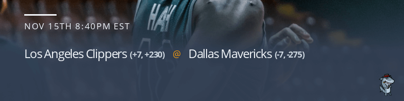 Los Angeles Clippers vs. Dallas Mavericks - November 15, 2022