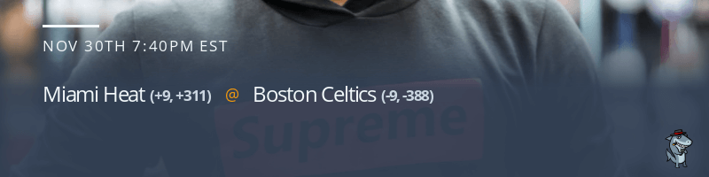 Miami Heat vs. Boston Celtics - November 30, 2022