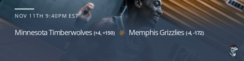 Minnesota Timberwolves vs. Memphis Grizzlies - November 11, 2022