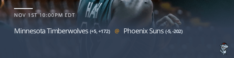 Minnesota Timberwolves vs. Phoenix Suns - November 1, 2022