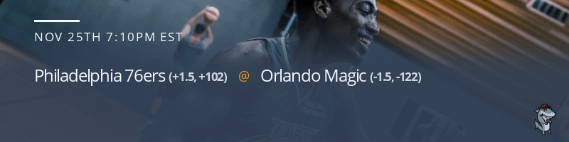 Philadelphia 76ers vs. Orlando Magic - November 25, 2022