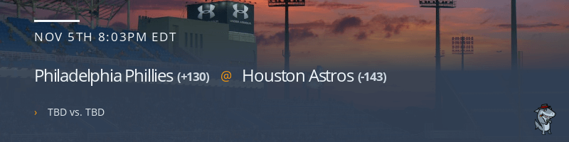 Philadelphia Phillies @ Houston Astros - November 5, 2022