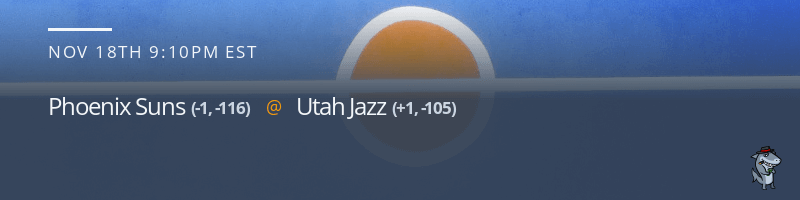 Phoenix Suns vs. Utah Jazz - November 18, 2022