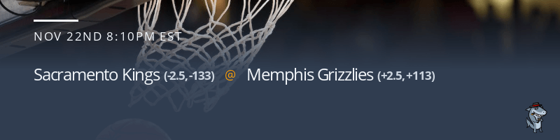 Sacramento Kings vs. Memphis Grizzlies - November 22, 2022