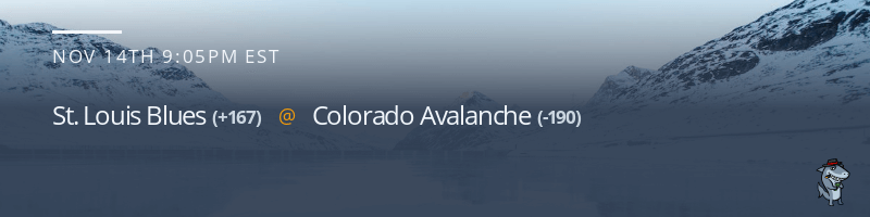 St. Louis Blues vs. Colorado Avalanche - November 14, 2022