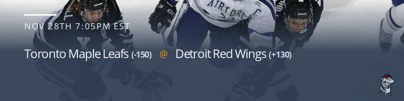 Toronto Maple Leafs vs. Detroit Red Wings - November 28, 2022