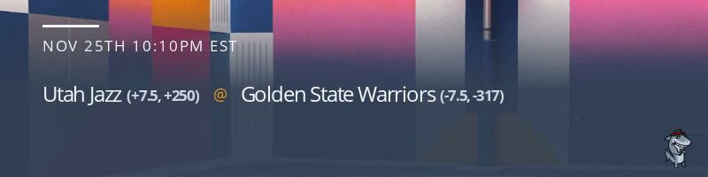 Utah Jazz vs. Golden State Warriors - November 25, 2022