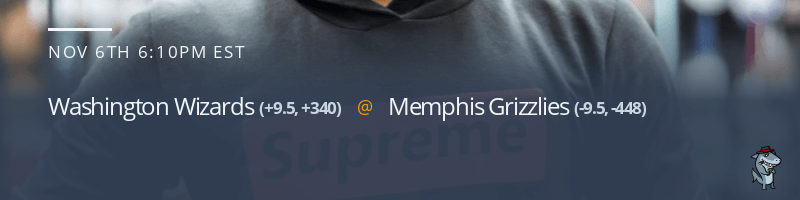 Washington Wizards vs. Memphis Grizzlies - November 6, 2022