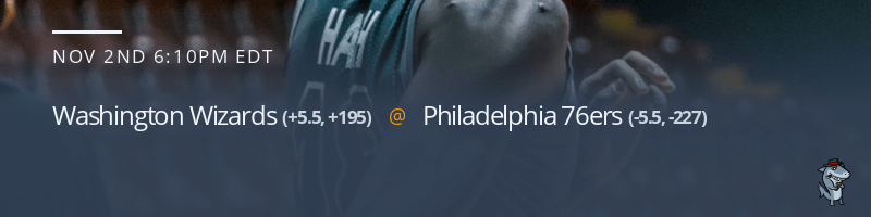 Washington Wizards vs. Philadelphia 76ers - November 2, 2022