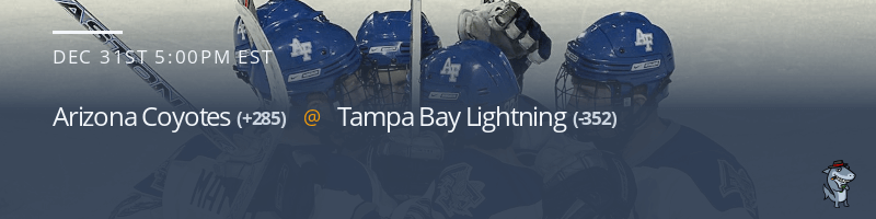 Arizona Coyotes vs. Tampa Bay Lightning - December 31, 2022