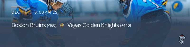 Boston Bruins vs. Vegas Golden Knights - December 11, 2022