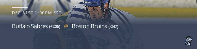 Buffalo Sabres vs. Boston Bruins - December 31, 2022