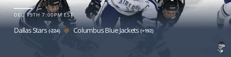 Dallas Stars vs. Columbus Blue Jackets - December 19, 2022