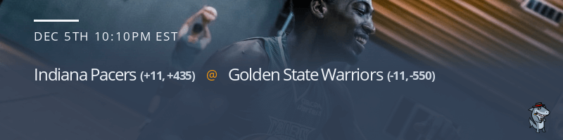 Indiana Pacers vs. Golden State Warriors - December 5, 2022