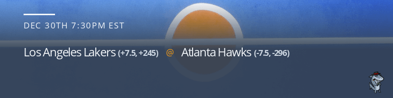 Los Angeles Lakers vs. Atlanta Hawks - December 30, 2022