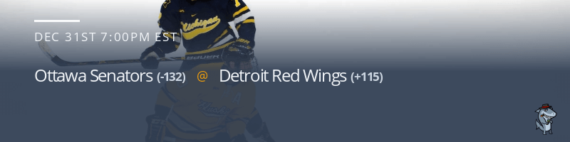 Ottawa Senators vs. Detroit Red Wings - December 31, 2022