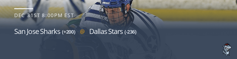 San Jose Sharks vs. Dallas Stars - December 31, 2022