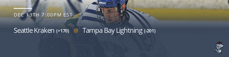 Seattle Kraken vs. Tampa Bay Lightning - December 13, 2022