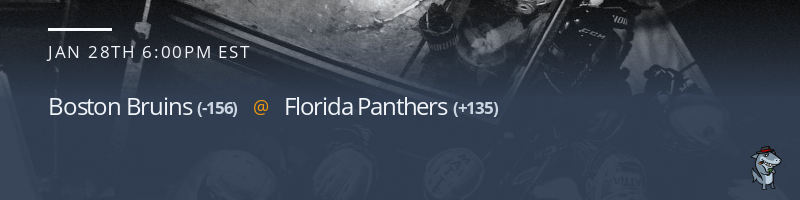 Boston Bruins vs. Florida Panthers - January 28, 2023