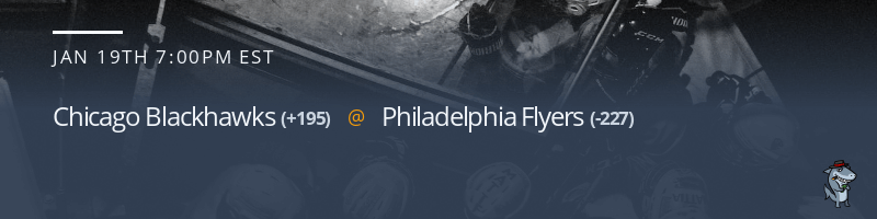 Chicago Blackhawks vs. Philadelphia Flyers - January 19, 2023