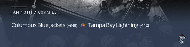 Columbus Blue Jackets vs. Tampa Bay Lightning - January 10, 2023