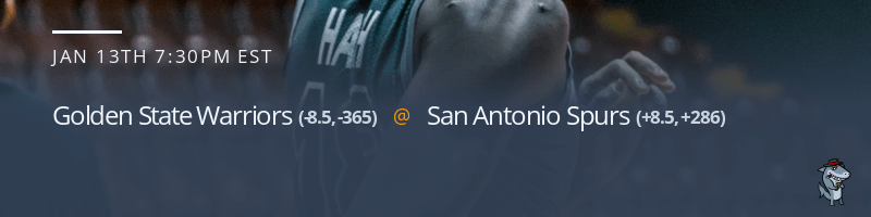 Golden State Warriors vs. San Antonio Spurs - January 13, 2023