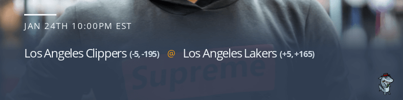 Los Angeles Clippers vs. Los Angeles Lakers - January 24, 2023
