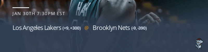 Los Angeles Lakers vs. Brooklyn Nets - January 30, 2023