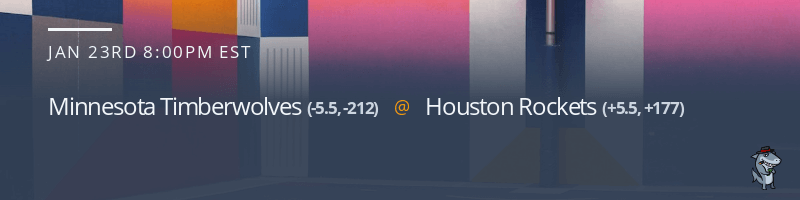 Minnesota Timberwolves vs. Houston Rockets - January 23, 2023