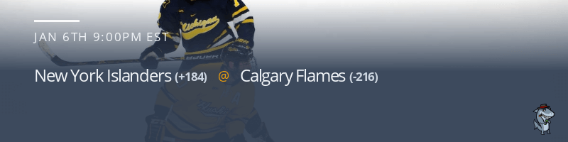 New York Islanders vs. Calgary Flames - January 6, 2023