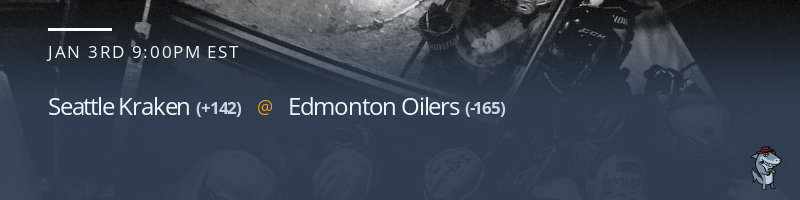 Seattle Kraken vs. Edmonton Oilers - January 3, 2023