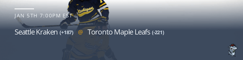 Seattle Kraken vs. Toronto Maple Leafs - January 5, 2023