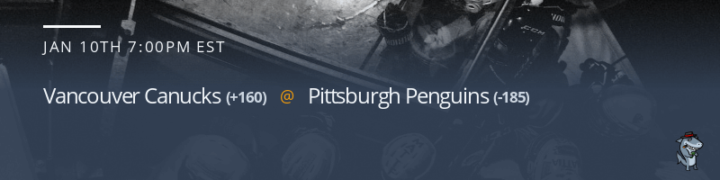 Vancouver Canucks vs. Pittsburgh Penguins - January 10, 2023