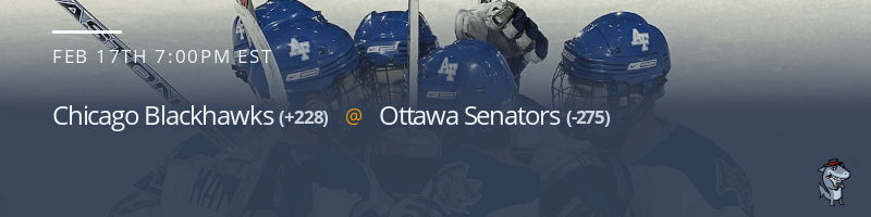 Chicago Blackhawks vs. Ottawa Senators - February 17, 2023
