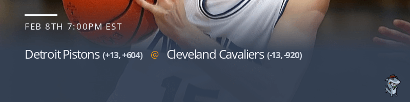 Detroit Pistons vs. Cleveland Cavaliers - February 8, 2023