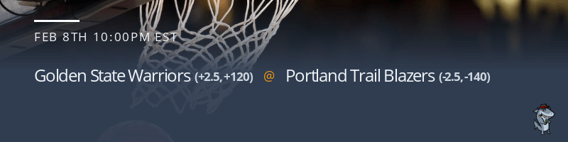 Golden State Warriors vs. Portland Trail Blazers - February 8, 2023