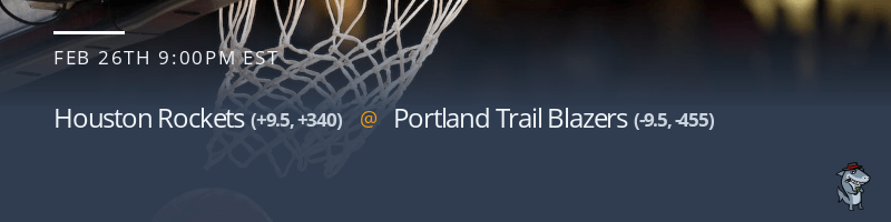 Houston Rockets vs. Portland Trail Blazers - February 26, 2023