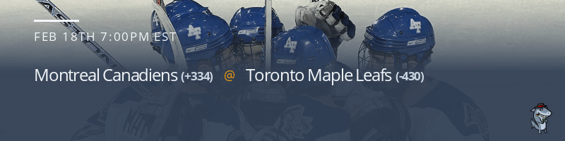 Montreal Canadiens vs. Toronto Maple Leafs - February 18, 2023