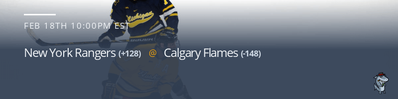 New York Rangers vs. Calgary Flames - February 18, 2023