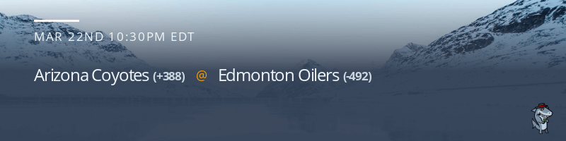 Arizona Coyotes vs. Edmonton Oilers - March 22, 2023