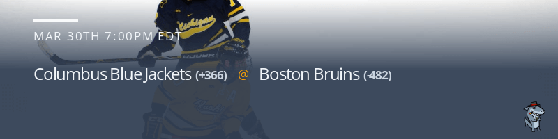 Columbus Blue Jackets vs. Boston Bruins - March 30, 2023