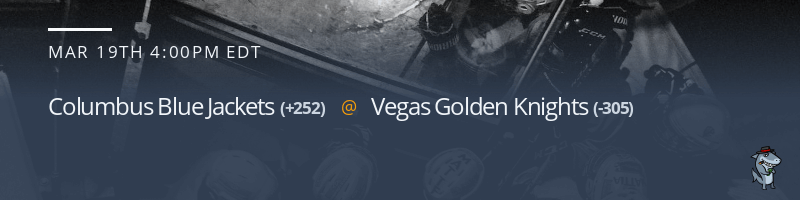 Columbus Blue Jackets vs. Vegas Golden Knights - March 19, 2023