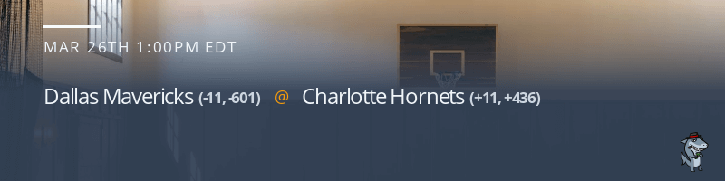 Dallas Mavericks vs. Charlotte Hornets - March 26, 2023