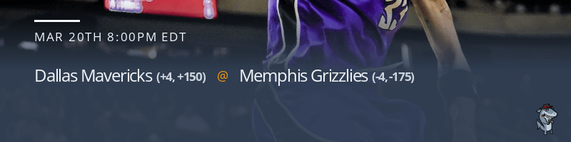 Dallas Mavericks vs. Memphis Grizzlies - March 20, 2023