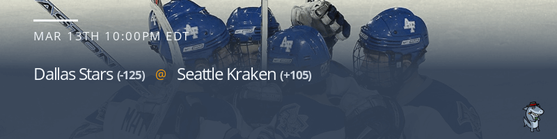 Dallas Stars vs. Seattle Kraken - March 13, 2023