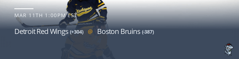 Detroit Red Wings vs. Boston Bruins - March 11, 2023