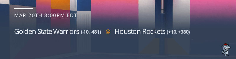 Golden State Warriors vs. Houston Rockets - March 20, 2023