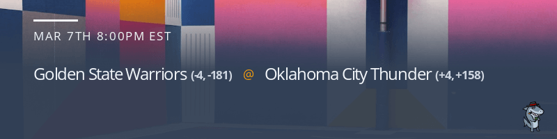 Golden State Warriors vs. Oklahoma City Thunder - March 7, 2023